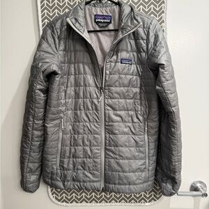 Patagonia Silver Quilted Jacket